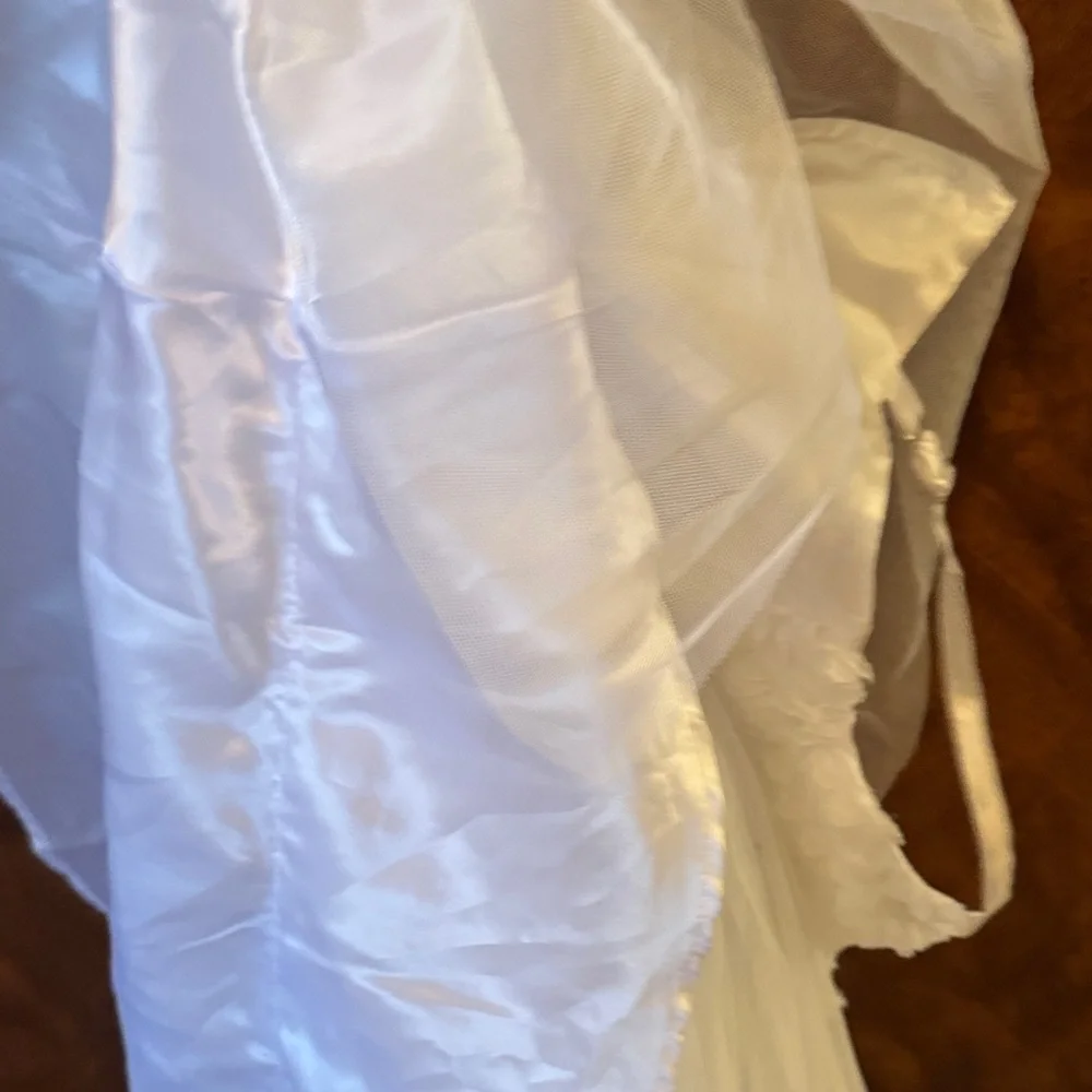The Children's Place White Rosette Formal Dress